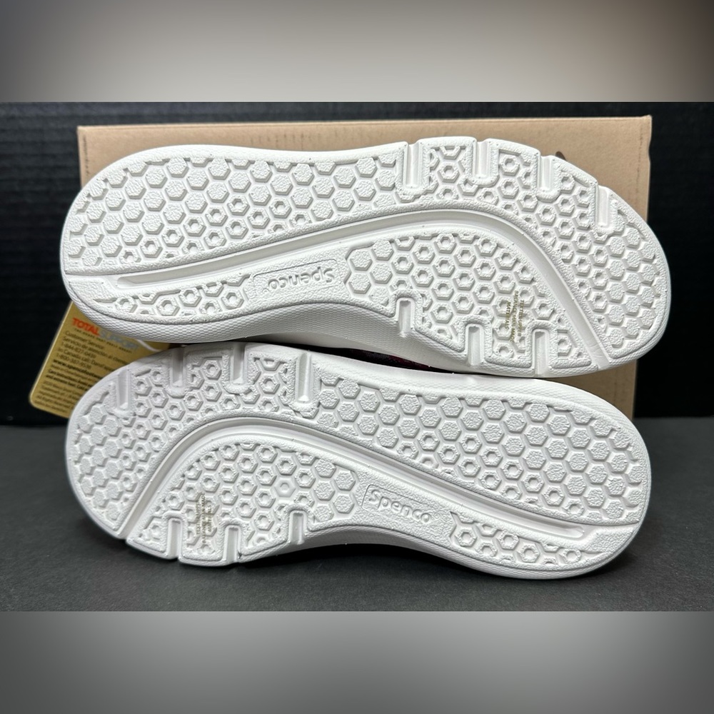 Women's Slip-On Knit Sneakers in Plum Pink - Picture 13 of 15